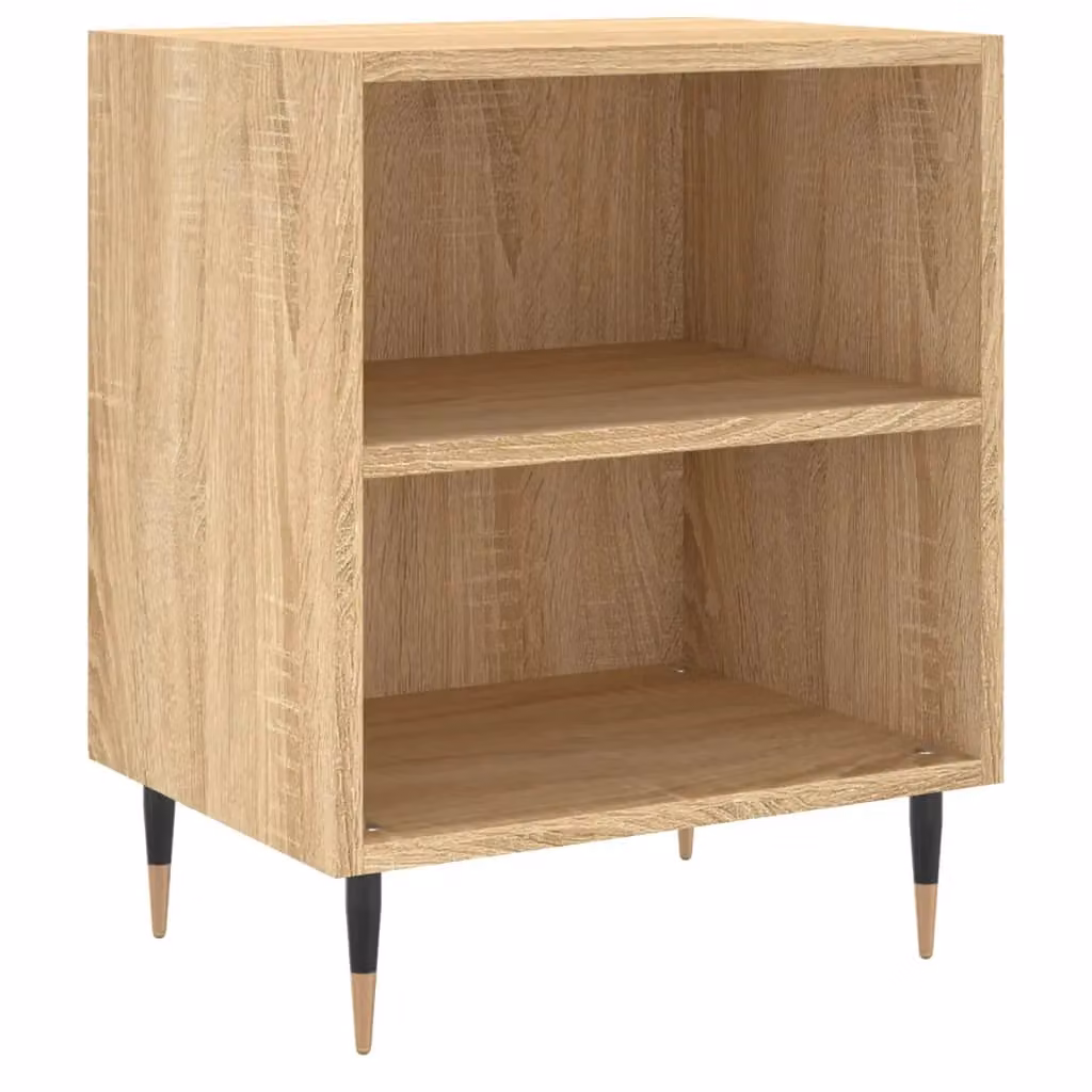 Berkfield Home Set of 2 Sonoma Oak Bedside Cabinets in Brown, W/D/H: 40 x 30 x 50 cm – 3
