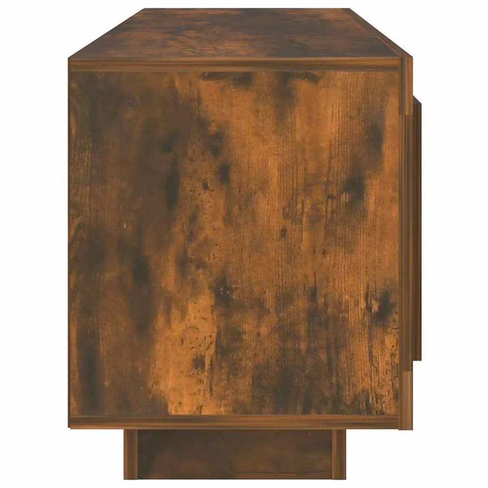 Berkfield Home Modern Smoked Oak TV Cabinet in Brown, W/D/H: 102 x 35 x 45 cm – 4