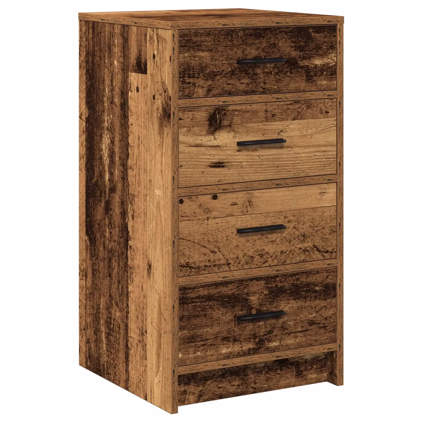 Berkfield Home Rustic Old Wood Sideboard in Brown, W/D/H: 40 x 41 x 75 cm – 2