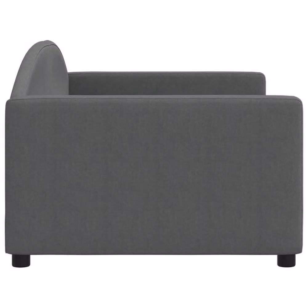 Berkfield Home Day Bed in Grey Fabric, W/D/H: 190 x 90 cm – 3