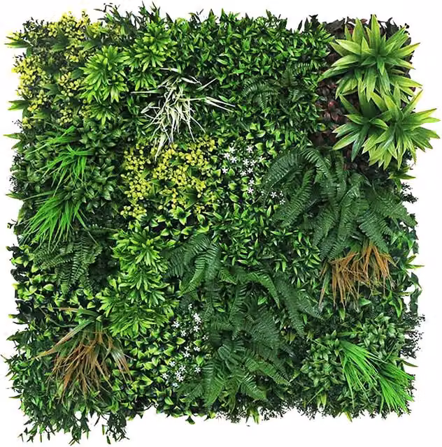 True Products Green Artificial Hedge Wall Panel