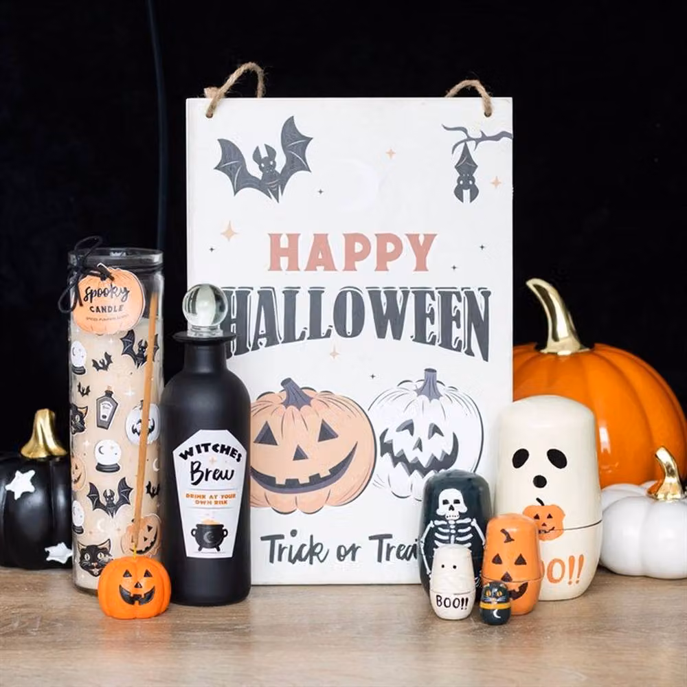 Uniqueful Decorative Witches Brew Glass Potion Bottle in Black, 1000ml – 2