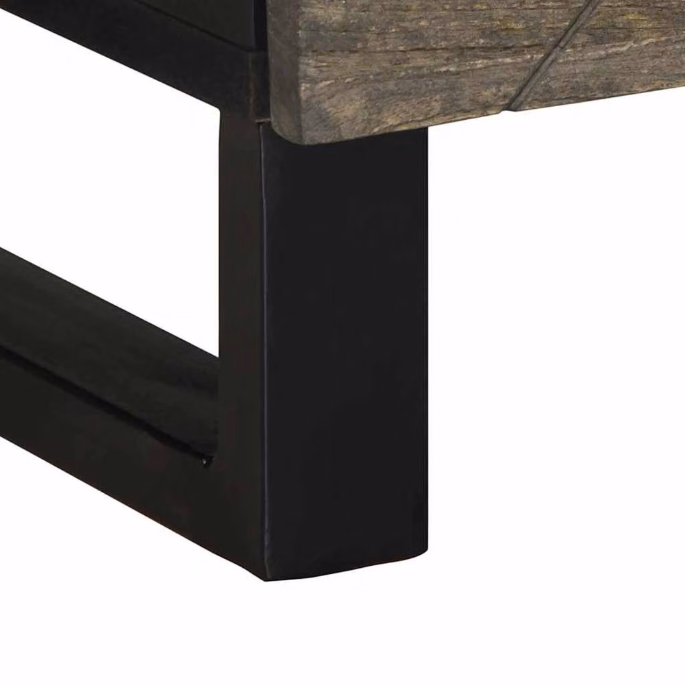 Berkfield Home Black Solid Mango Wood Coffee Table W/D/H: 80 x 50 x 40 cm – 4
