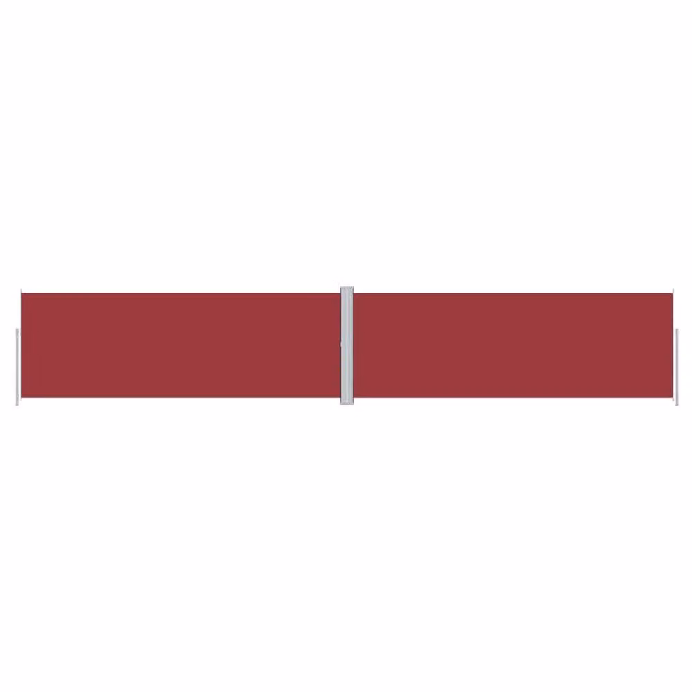 Berkfield Home Red Retractable Roller Side Awning for Garden, Balcony or Terrace, W/H: 1000 x 180 cm – 2