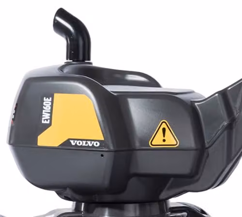 Rolly Toys Licensed Volvo Mobile 360 Degree Excavator in Black, W/D/H: 74 x 43 x 43 cm – 4