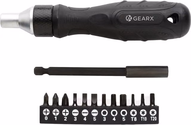 Gear X Manual Screwdriver Set in Black