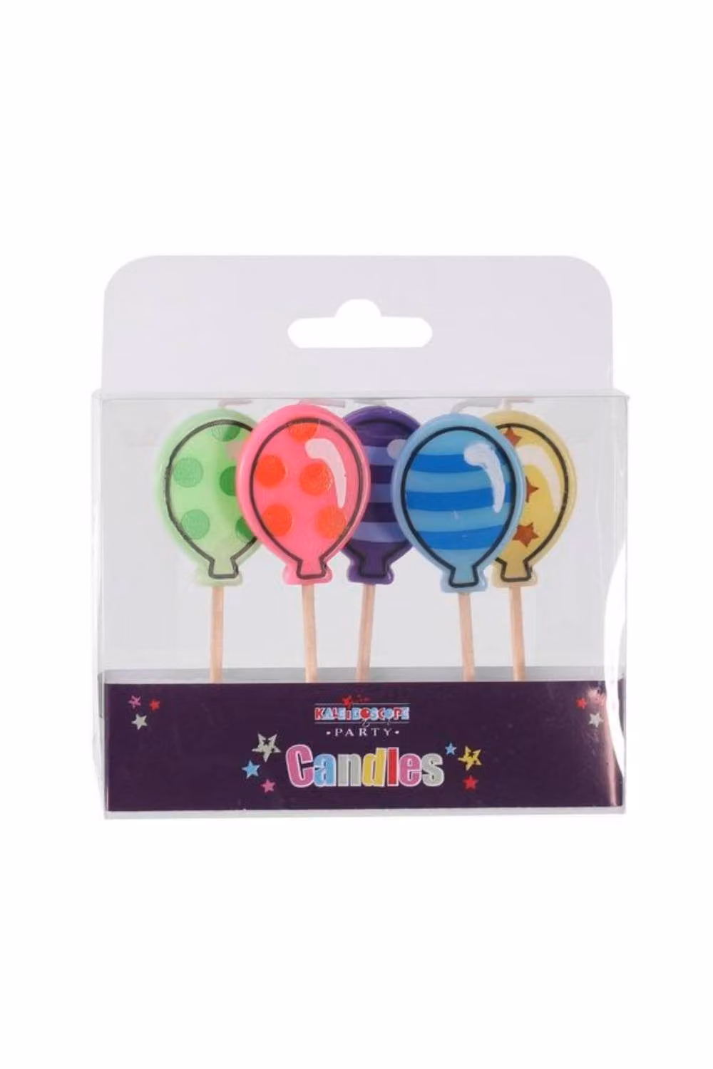 KDMD Balloon Shaped Round Wax Candles, 6 Pack, Multicolour – 2