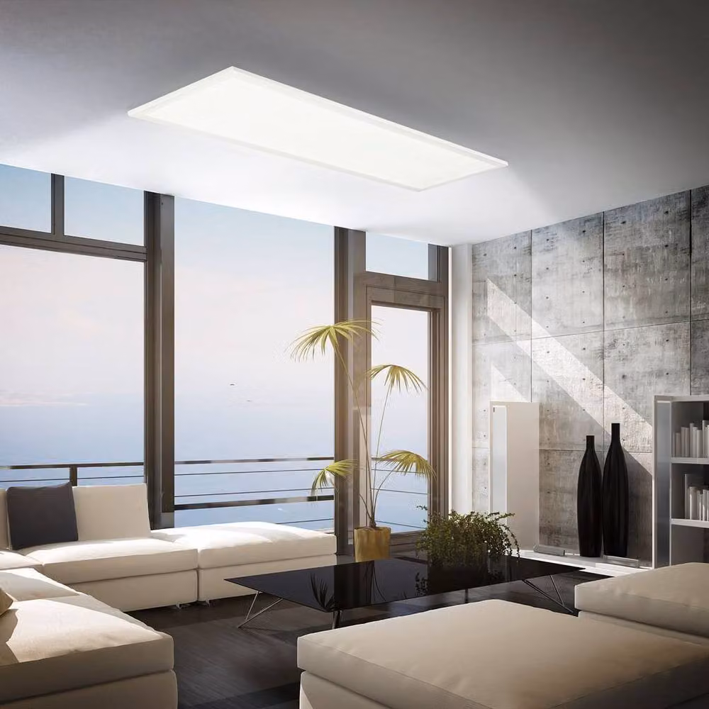 Briloner LED Ceiling Panel White, 22W, 2300lm, 4000K, IP44, W/D/H: 100 x 25 x 6 cm – 6