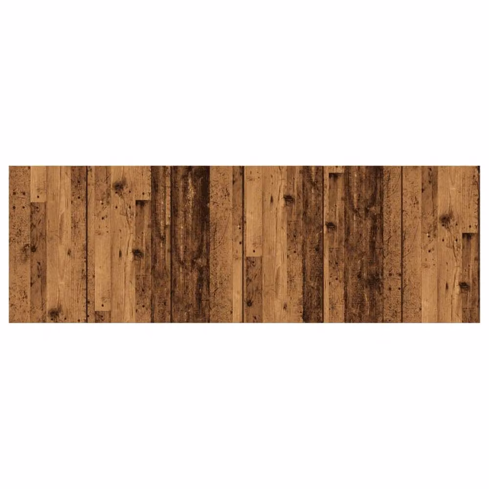 Berkfield Home Classic Wall Mount Headboard in Old Wood Brown, W: 240 cm, D: 1.5 cm, H: 80 cm – 3