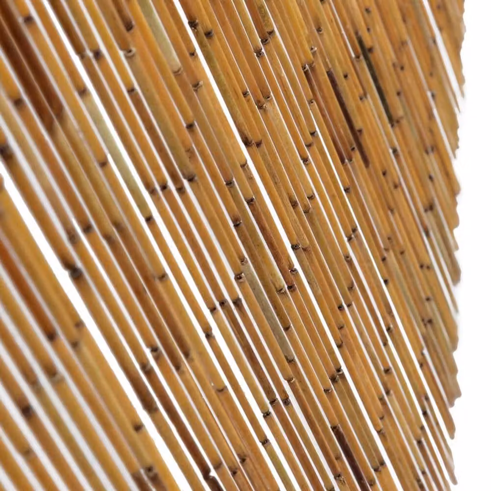 Berkfield Home Bamboo Insect Door Curtain in Brown, W: 100 cm, H: 220 cm – 3