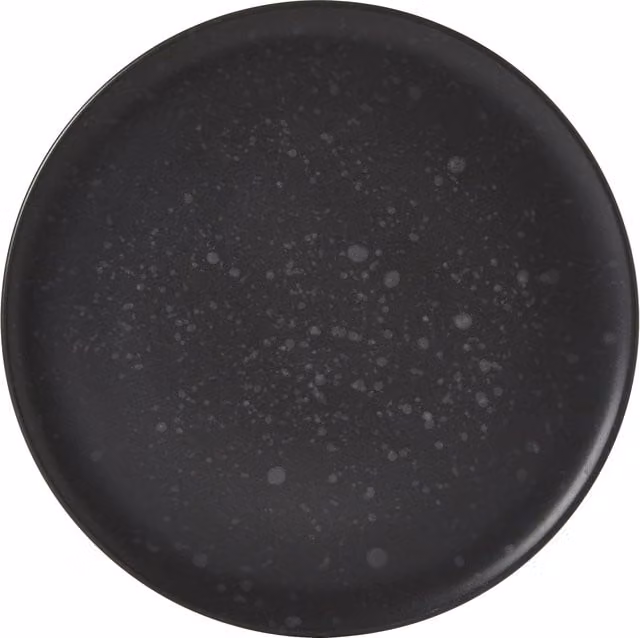 Orsina Grey Speckled Stoneware Dinner Plate with Bubble Pattern and Contoured Edges – 1
