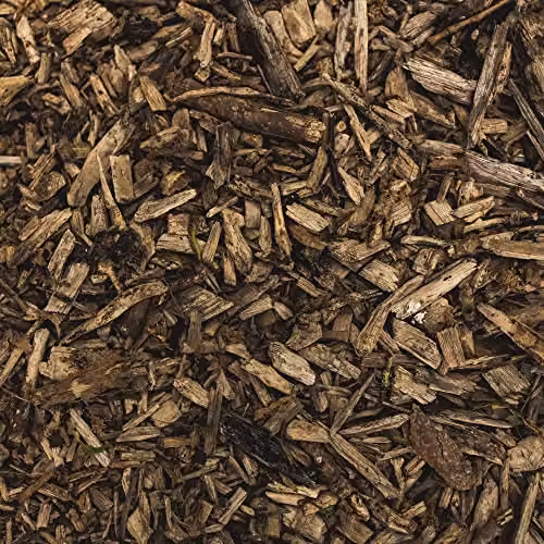 Jazooli Brown Pine and Spruce Bark Wood Chippings for Garden Mulch, 75 l – 3