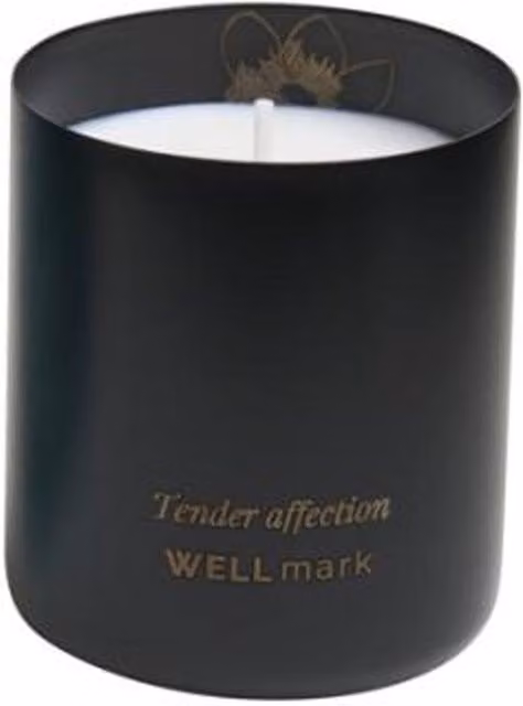 Wellmark Tender Affection Scented Tabletop Candle in Black