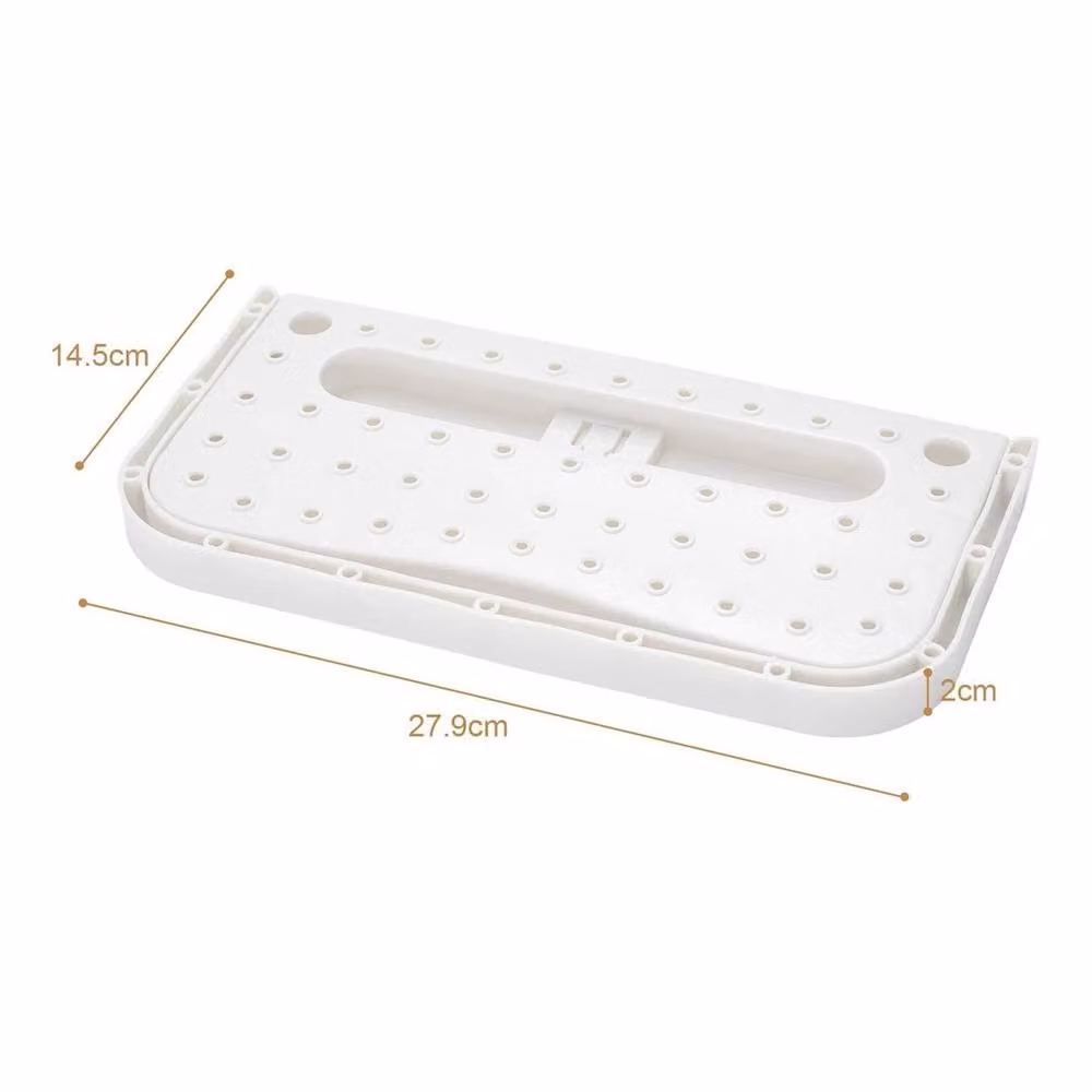 Kelvenix White Wall Mounted Foldable Plastic Shoe Rack – 2