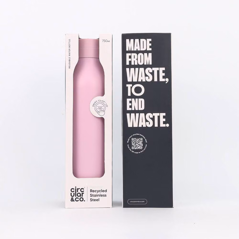 Circular & Co Vacuum Insulated Stainless Steel Water Bottle, 750ml, Pink – 2