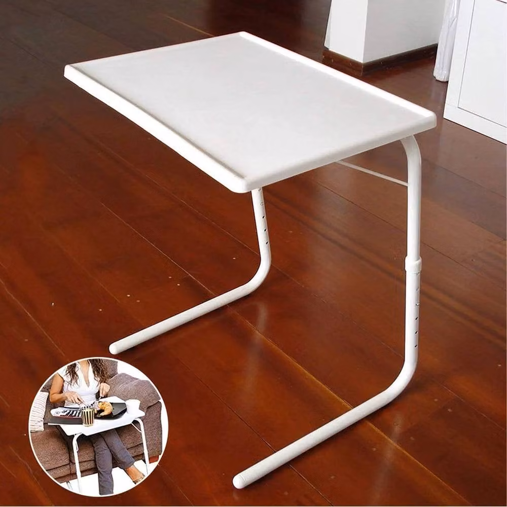 EONLION Adjustable Foldable Laptop Desk in White, Width: 100 cm – 2