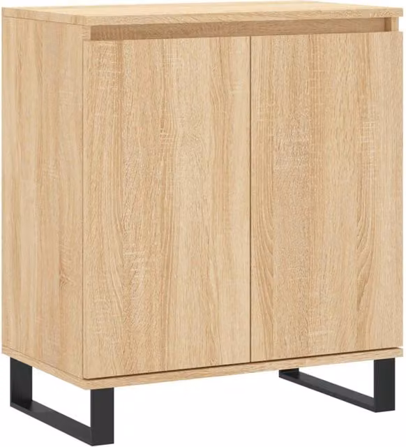 Berkfield Home Sonoma Oak Sideboard in Brown, W/D/H: 60 x 35 x 70 cm – 1