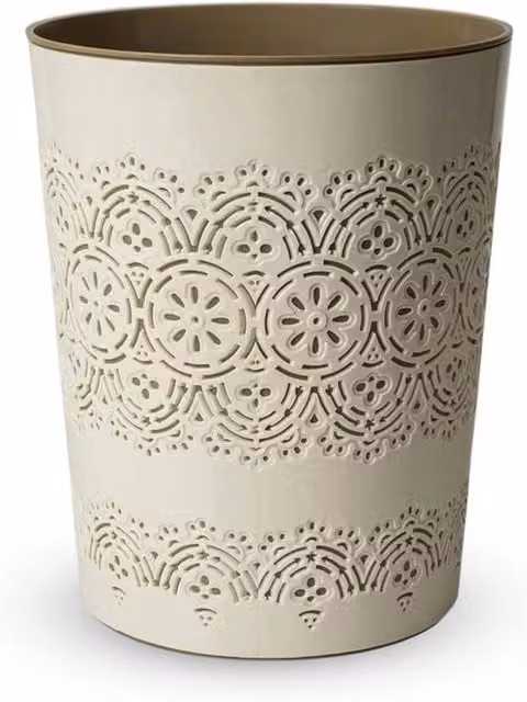 PAWNORA 9L Plastic Waste and Paper Bin in Beige