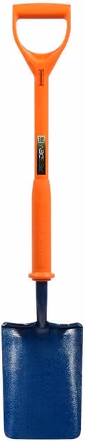 Pegdev Shocksafe Insulated Trenching Shovel, 1000V Rated, Orange – 1