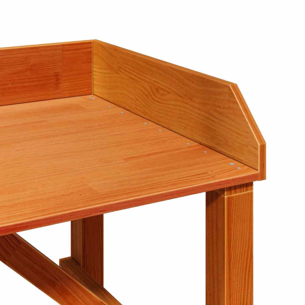Berkfield Home Garden Acacia and Pine Wood Potting Table, Brown, W/D/H: 75 x 40 x 90 cm – 4