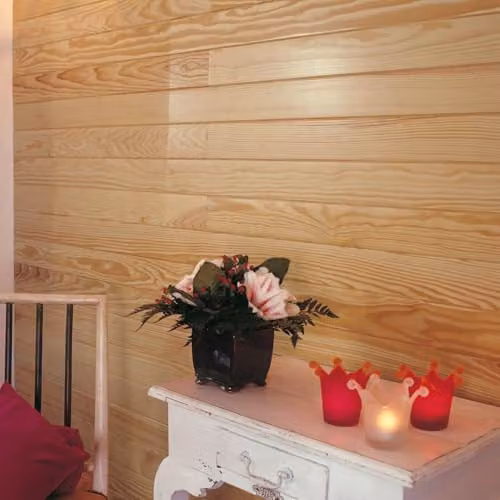 Snowdon Timber Clear Grade Maritime Pine Tongue and Groove Cladding, Natural, Pack of 10, W: 90 mm, T: 10 mm, L: 2.0 m – 2