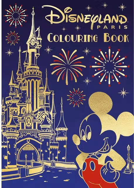 Disney Disneyland Paris Colouring Book for Adults, Multicolour, Paperback
