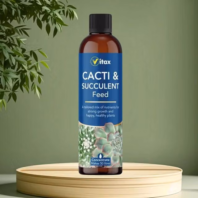 Vitax Liquid Cacti and Succulent Plant Feed Concentrate 250ml Makes 50L