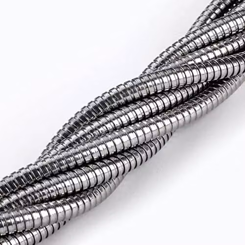 Coopers of Stortford Stainless Steel Garden Hose, 15m, Silver with 7-Pattern Spray Nozzle – 5