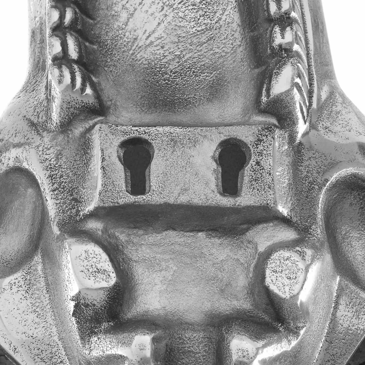 Orsina Zania Silver Metal Wall Mounted Skull Animal Decor – 2
