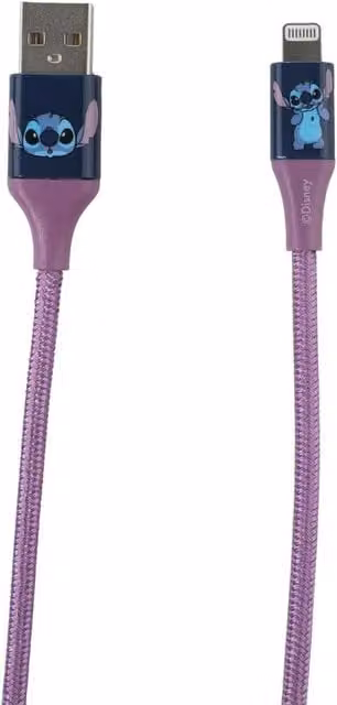 Quest USB-A to Lightning Braided Charging Cable for iOS, Blue