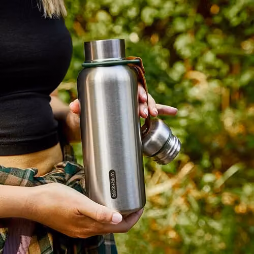 Black + Blum Insulated Water Bottle, 500ml, Green and Black – 7