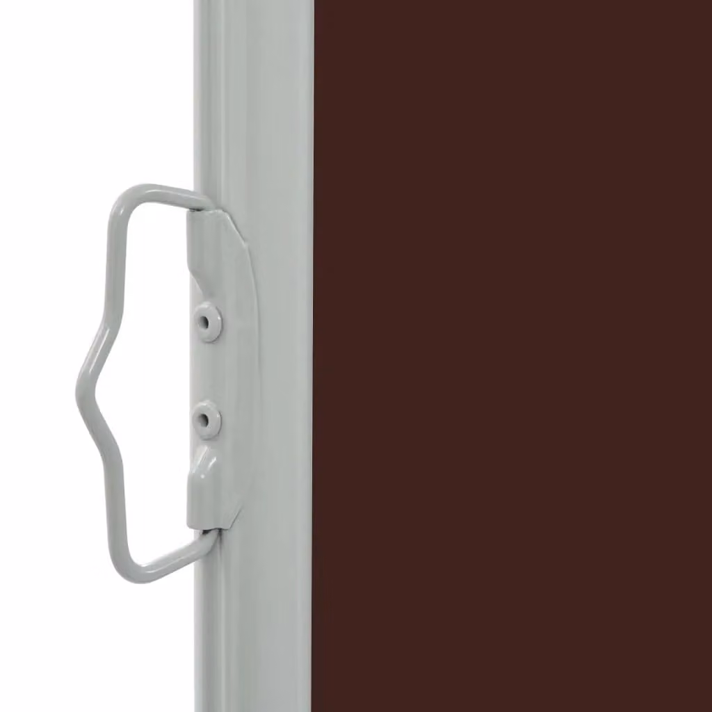 Berkfield Home Brown Retractable Side Awning with Manual Pull Mechanism, W: 140 cm x D: 300 cm – 3