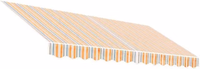 Berkfield Home Replacement Awning Fabric in Multicolour Stripe, Polyester, W: 3.5 m, D: 2.5 m