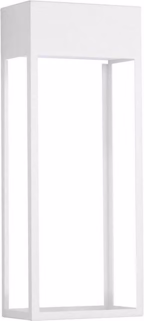Netlighting Moby White LED Outdoor Wall Lantern with 1545lm and 3000K Warm White Light, IP65 Rated – 1