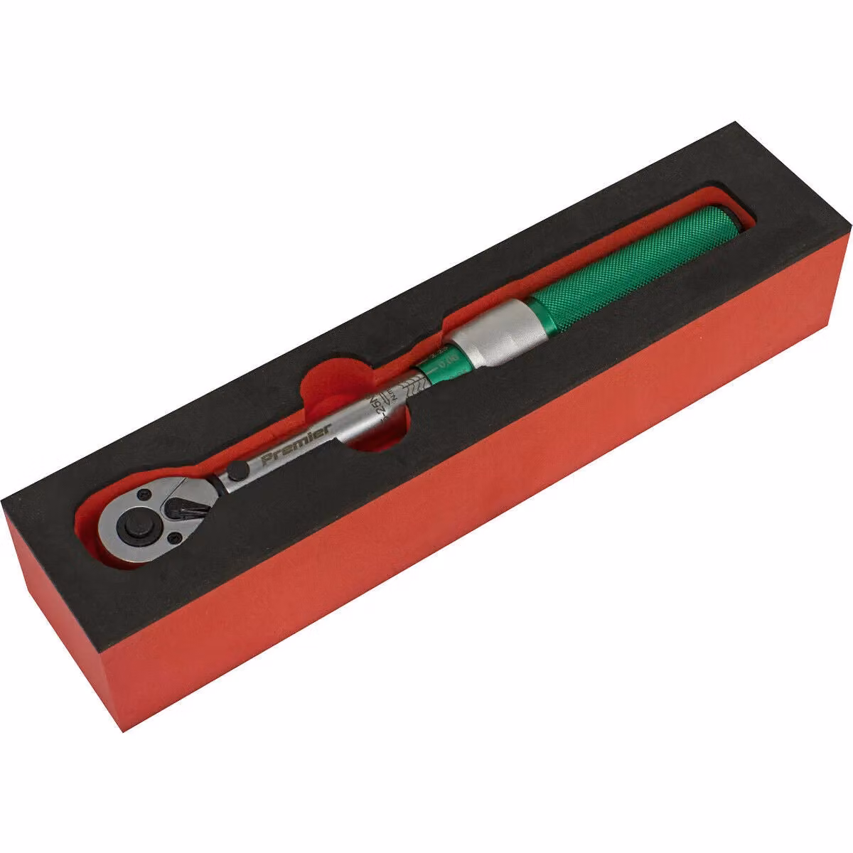 Loops Micrometer Style Torque Wrench with 1/4 inch Square Drive, Calibrated, 5 to 25 Nm Range, Chrome Vanadium Steel – 3