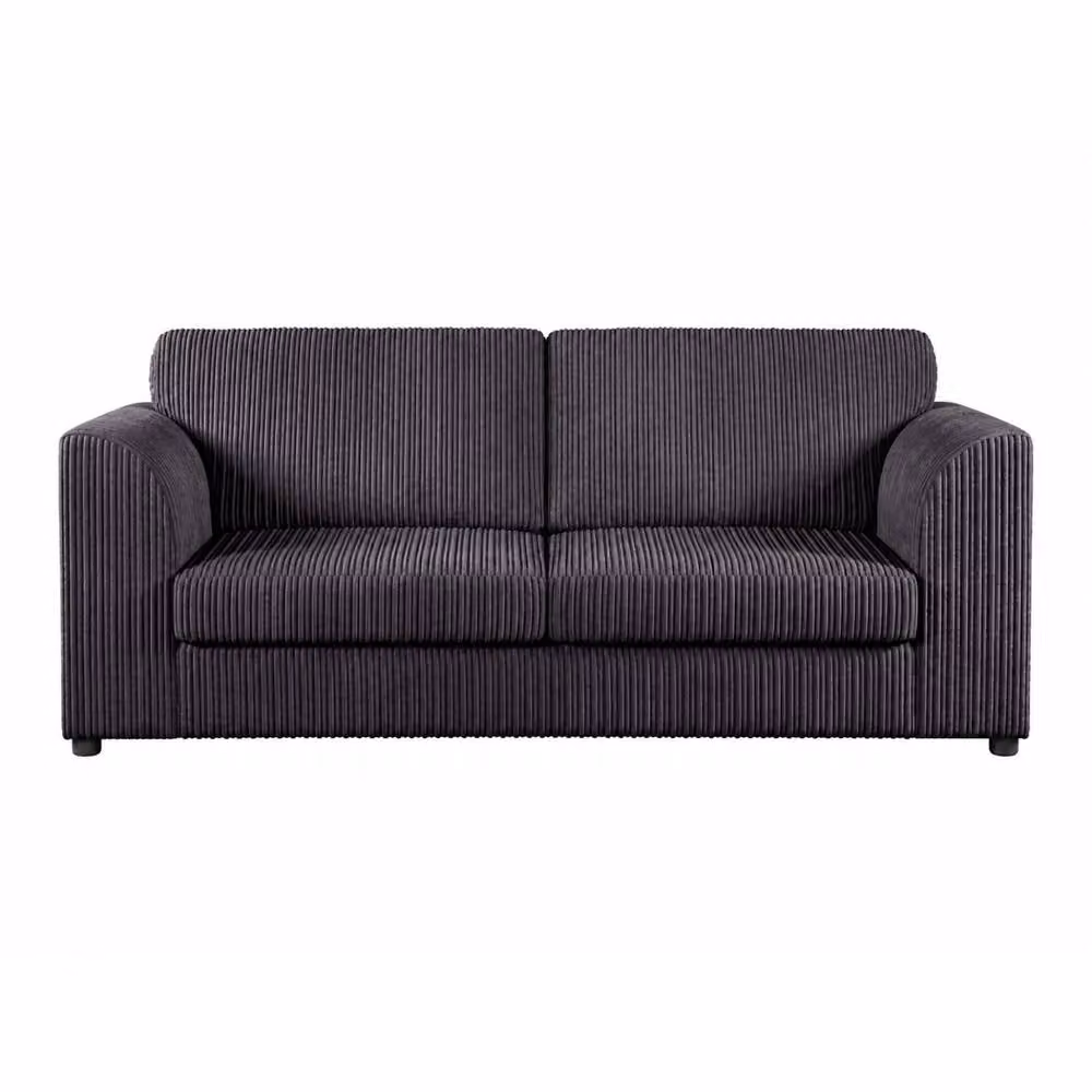 Snug Furniture Birmingham Ltd Chicago 3+2 Sofa Set in Black Jumbo Cord Fabric – 2