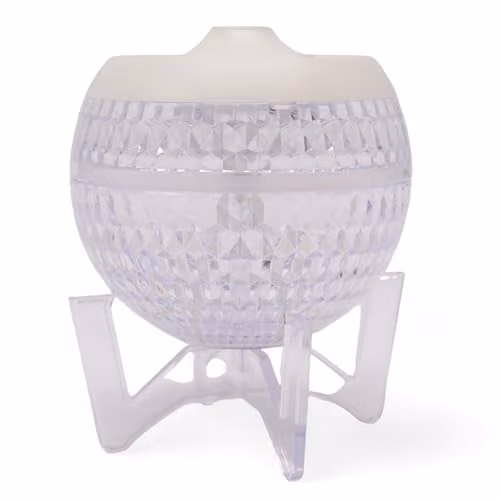 KDMD Mondo Planet Clear Humidifier and Aroma Diffuser with Colour Changing Down Light, White and Transparent – 1