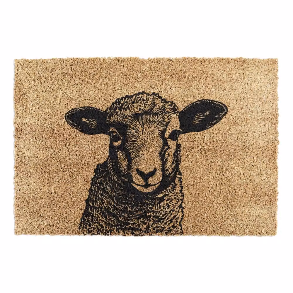 Artsy Mats Lamb Doormat in Brown, W/D: 60 x 40 cm – 3