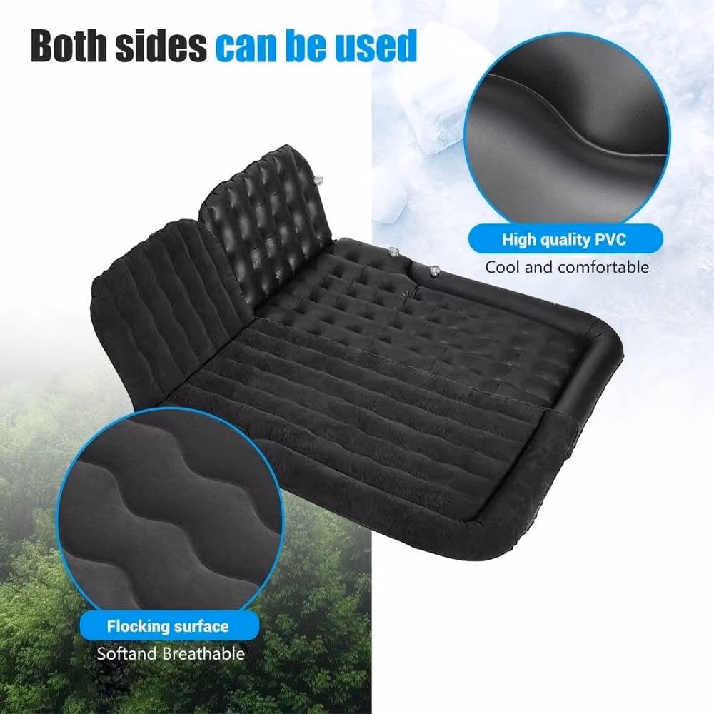 KORVIXA Double Inflatable Car and SUV Air Bed Mattress in Black, W/D/H: 180 x 130 cm – 3
