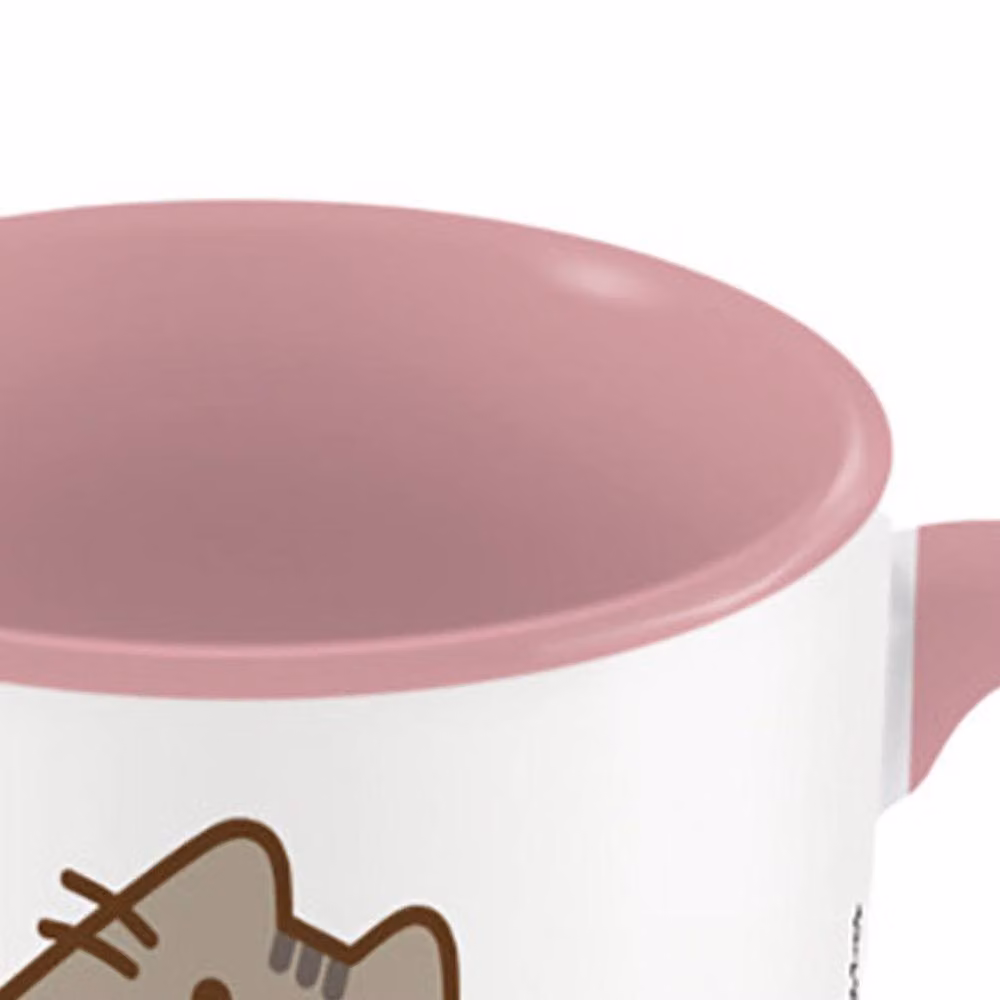 Pusheen Pink Ceramic Breakfast Contrast Mug – 2