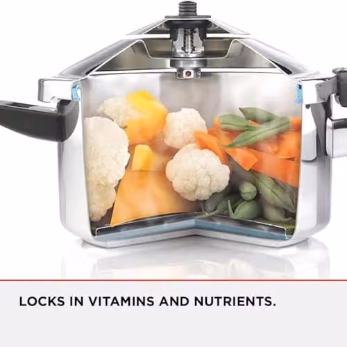 Kuhn Rikon Stainless Steel and Aluminium Multi Cooker Pot, Silver, 5L – 4