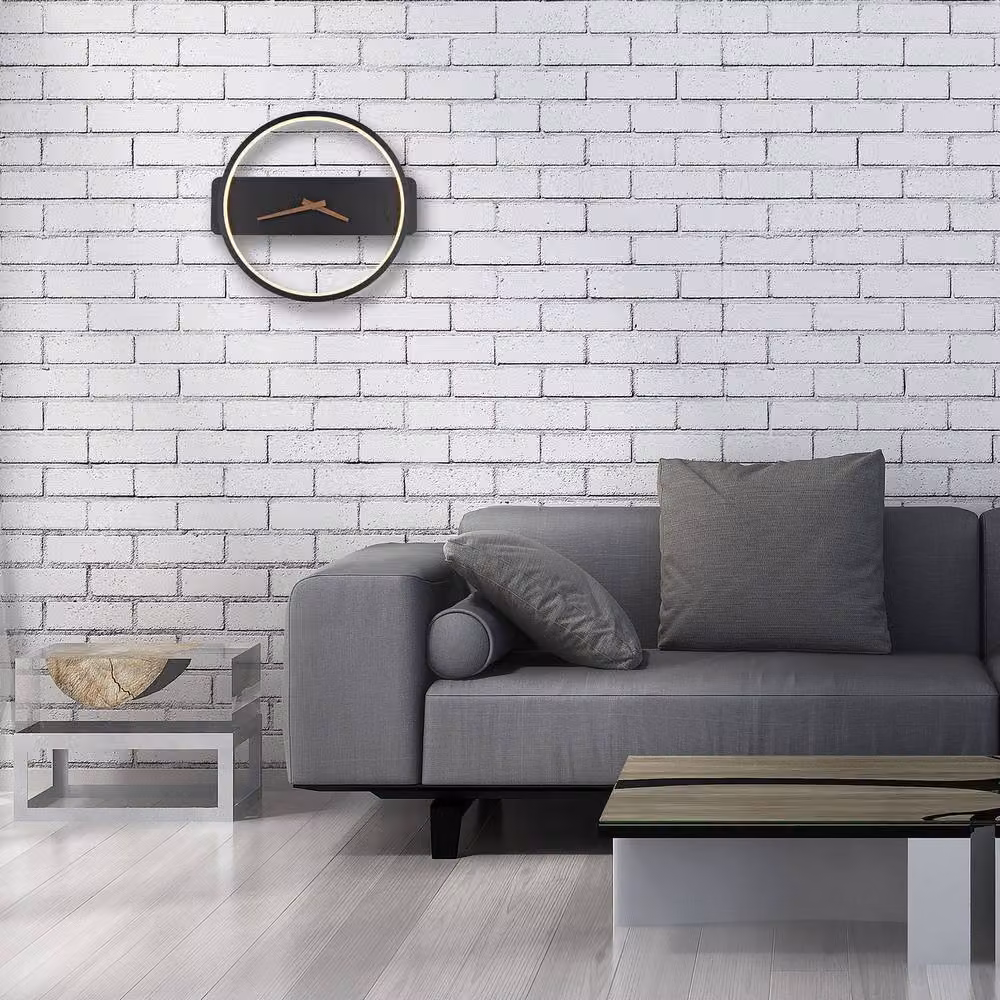 Netlighting Sussy Round Integrated LED Wall Lamp in Matt Black with Warm White 3000K Light – 5