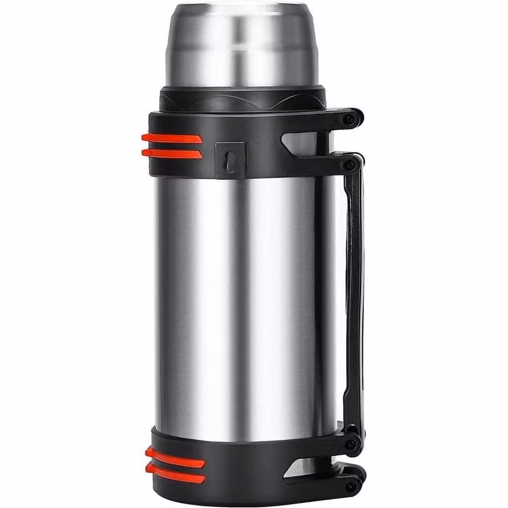 FLAVORA Vacuum Insulated Stainless Steel Flask in Metallic Silver, 3000 ml – 2