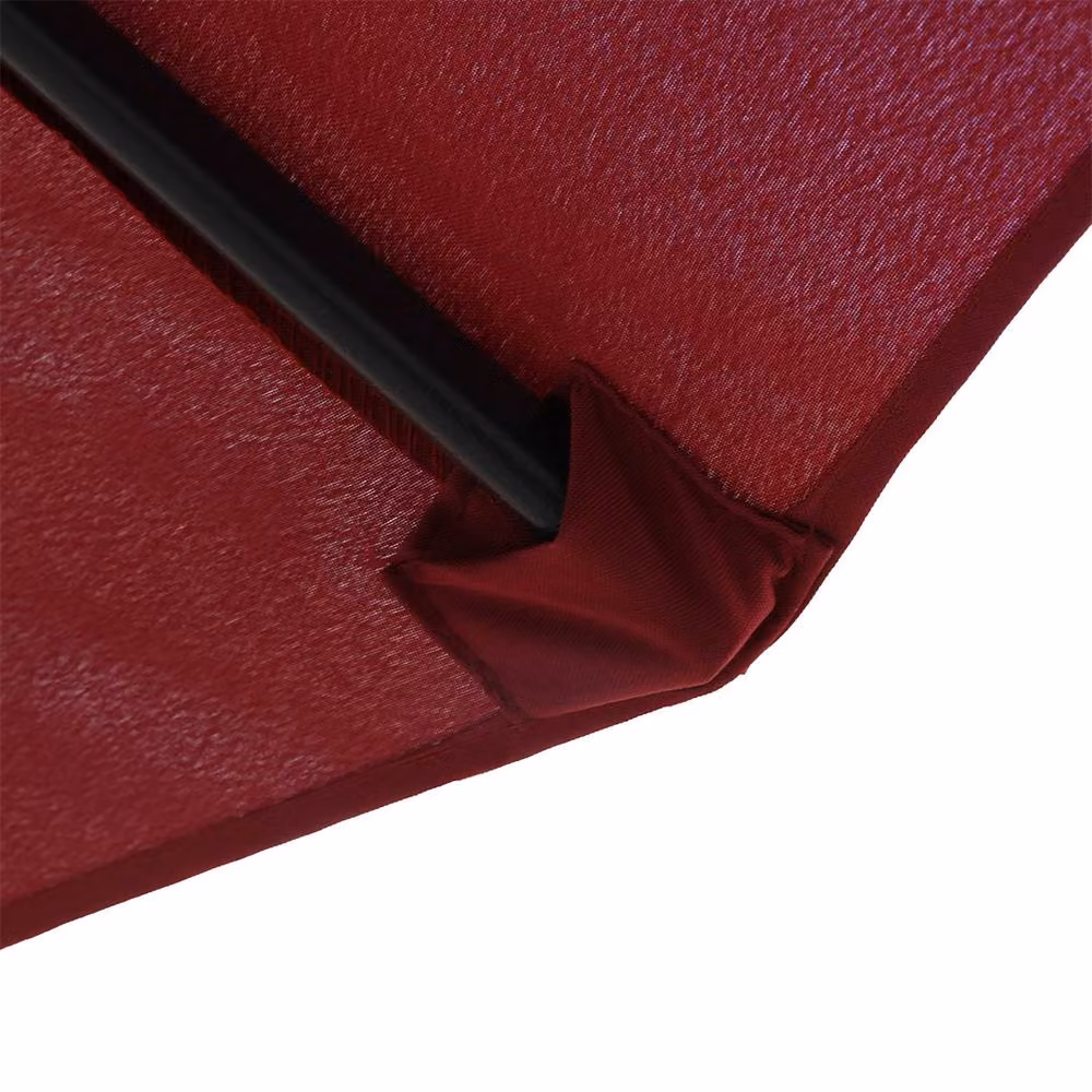 Mountview 3.8m Cantilever Garden Parasol Umbrella with UV Protection in Red – 9
