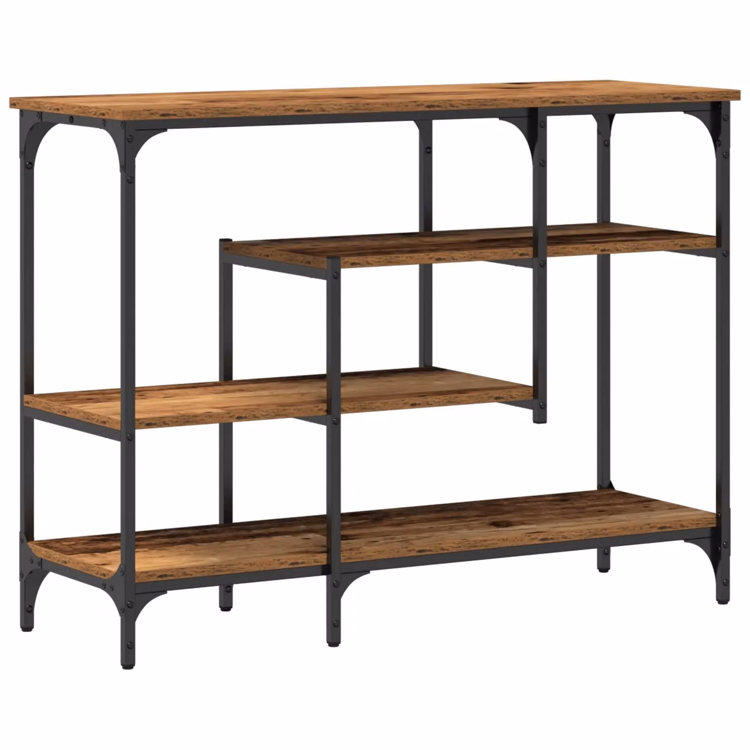 Berkfield Home Industrial Console Table in Brown, W/D/H: 100 x 35 x 75 cm – 2