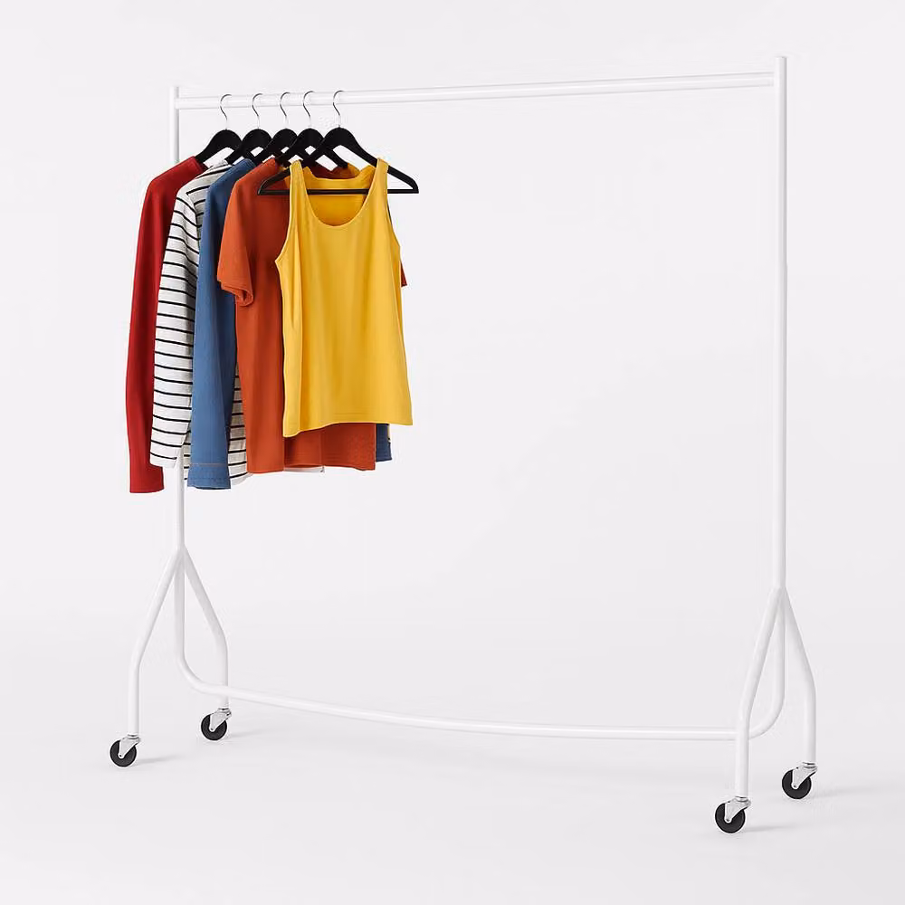 House of Home Heavy Duty White Metal Clothes Rail, W: 152 cm, H: 152.4 cm – 2