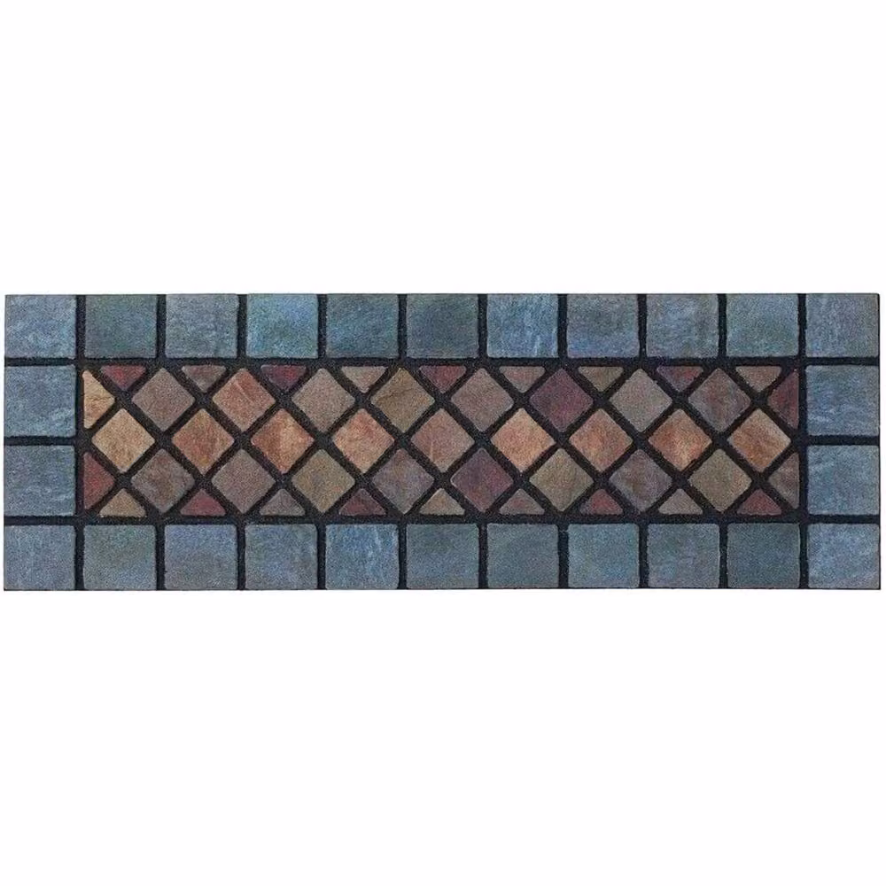 Nordara Grey Stone-Themed Non-Slip Natural Rubber Stair Steps – 2