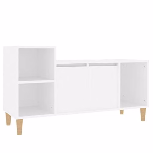 vidaXL Modern White TV Cabinet in Engineered Wood W/D/H: 100 x 35 x 55 cm – 1