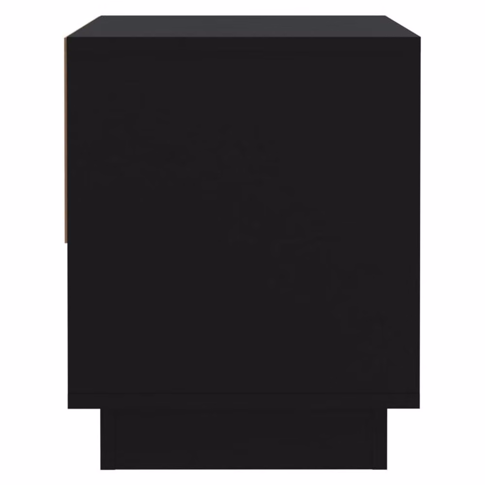 Berkfield Home Classic Bedside Cabinet in Black, W/D/H: 45 x 34 x 44 cm – 4