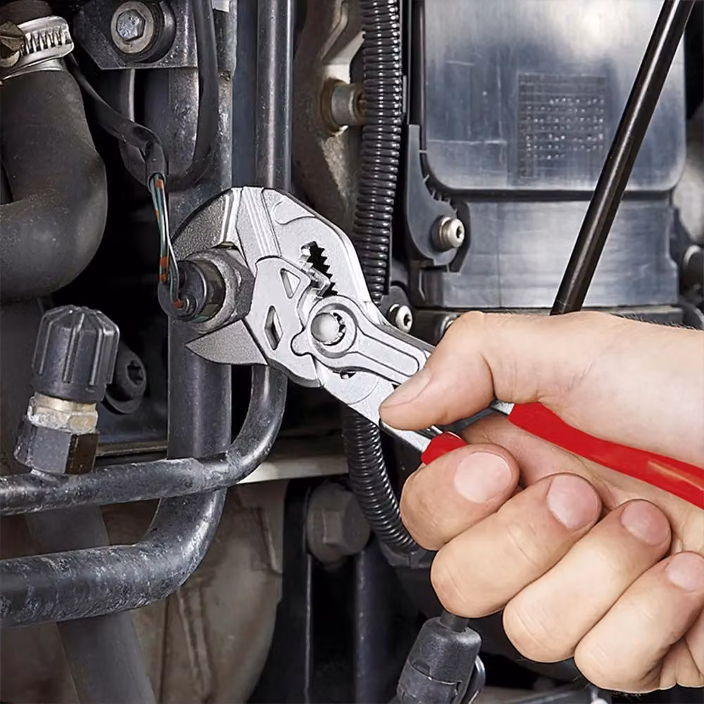 Hinsinc Red Steel Adjustable Water Pump Plier Pipe Wrench – 5